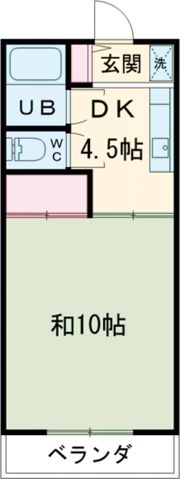 第3錦フルーツコーポ マロンの間取り画像
