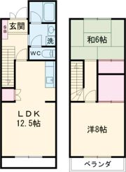 第5錦フルーツコーポ メロンの間取り画像
