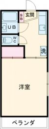 第2錦フルーツコーポ オレンジの間取り画像