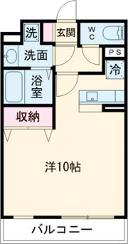大島マンション2の間取り画像