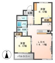 リトルパンドMソラーレの間取り画像