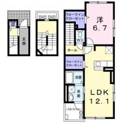 アレグレパス安倉の間取り画像