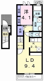 アミスタープレイスの間取り画像
