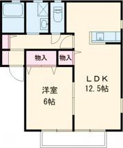 ハピネスF(針ヶ谷町)の間取り画像