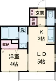 エルメゾンイシイ Fの間取り画像
