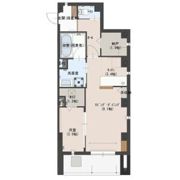 ハナワダHKYMパナハイツの間取り画像