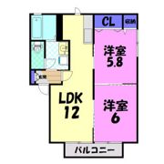 ニューハウジング Aの間取り画像