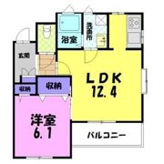 鈴富レジデンス Aの間取り画像