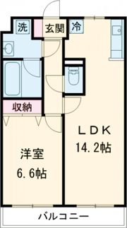 サウスヒルズの間取り画像