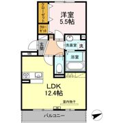 レーヴ新地の間取り画像