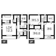 カーサフェリーチェⅢの間取り画像