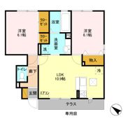 リバストーン Bの間取り画像