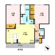 リバストーン Bの間取り画像