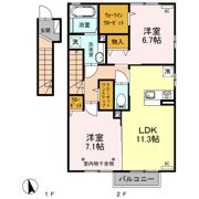プランドール23の間取り画像