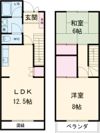 第1錦フルーツコーポ レモンの間取り画像