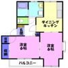 ラプラス平松 Aの間取り画像