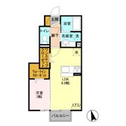 エスポワール Bの間取り画像