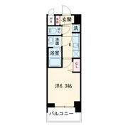 プレサンス大手前ピリオドの間取り画像