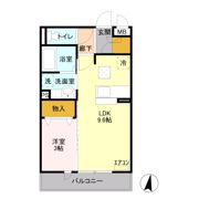 クレストコート Aの間取り画像