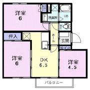 ニューエルディム落合Aの間取り画像