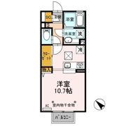 D-room思川ローズ Hの間取り画像
