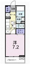 カ－サリブラ Ⅰの間取り画像