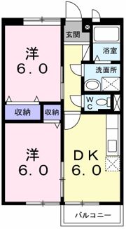 メゾン東北原の間取り画像