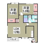 モダンピープルB棟の間取り画像