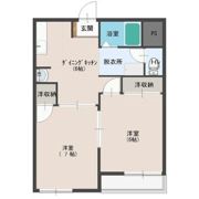 銀河ハイツ(西川田)の間取り画像
