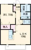 Kヒノデパナハイツの間取り画像