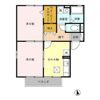 ロワジール Bの間取り画像