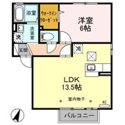 ピア･アベニュー Cの間取り画像