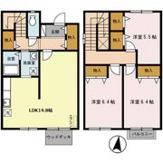 プランドール Dの間取り画像