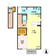 エスペランサ Bの間取り画像