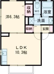 ルナパレスの間取り画像
