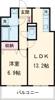 リバーサイド天神の間取り画像