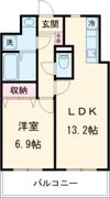 リバーサイド天神の間取り画像