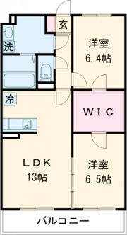 グランヴィータAの間取り画像