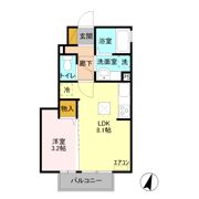 スター フォール Aの間取り画像