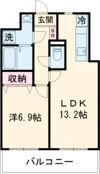 リバーサイド天神の間取り画像