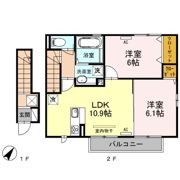 エルドラード Bの間取り画像