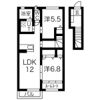 プルミエールさやかAの間取り画像