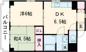 シャルマンイバラキの間取り画像