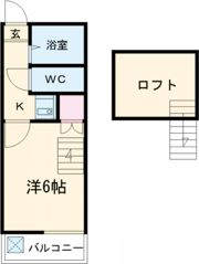 エクセレンス西川田の間取り画像