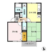 セジュール大沢の間取り画像