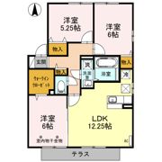 リビングタウン平柳 Bの間取り画像