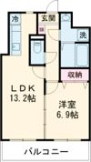 リバーサイド天神の間取り画像