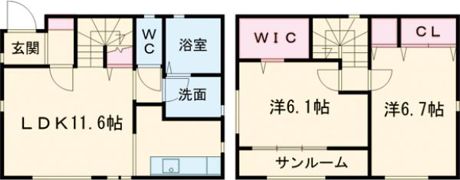 フィオーレの間取り画像