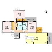 D-room中州の間取り画像