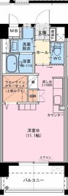 Chic Forum JYM（シック フォーラム ジェイワイエム）の間取り画像